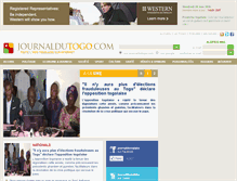 Tablet Screenshot of journaldutogo.com